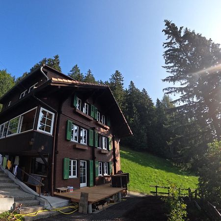 Chalet Sonnenheim Mit Atemberaubender Aussicht Adelboden Bagian luar foto