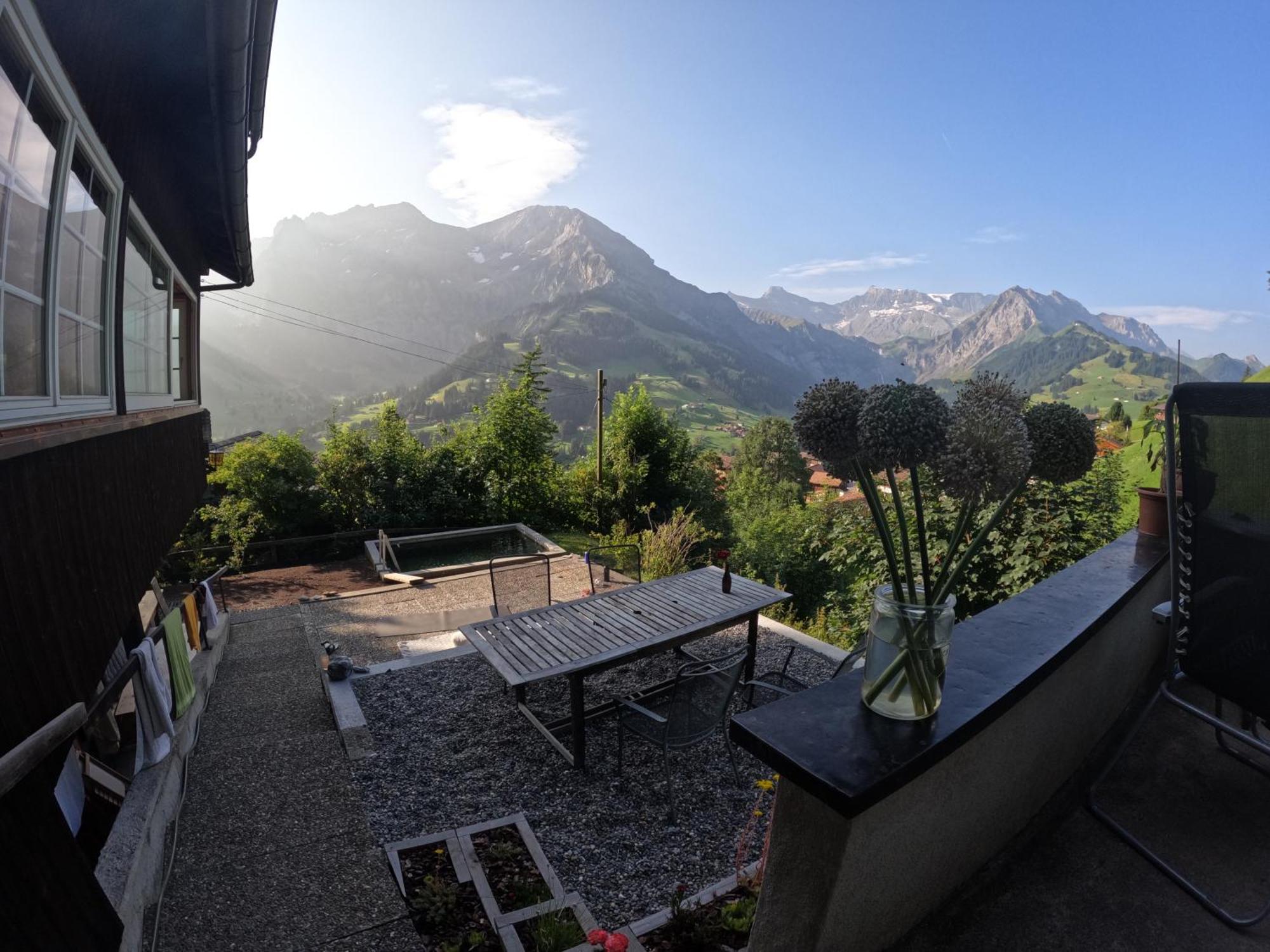 Chalet Sonnenheim Mit Atemberaubender Aussicht Adelboden Bagian luar foto
